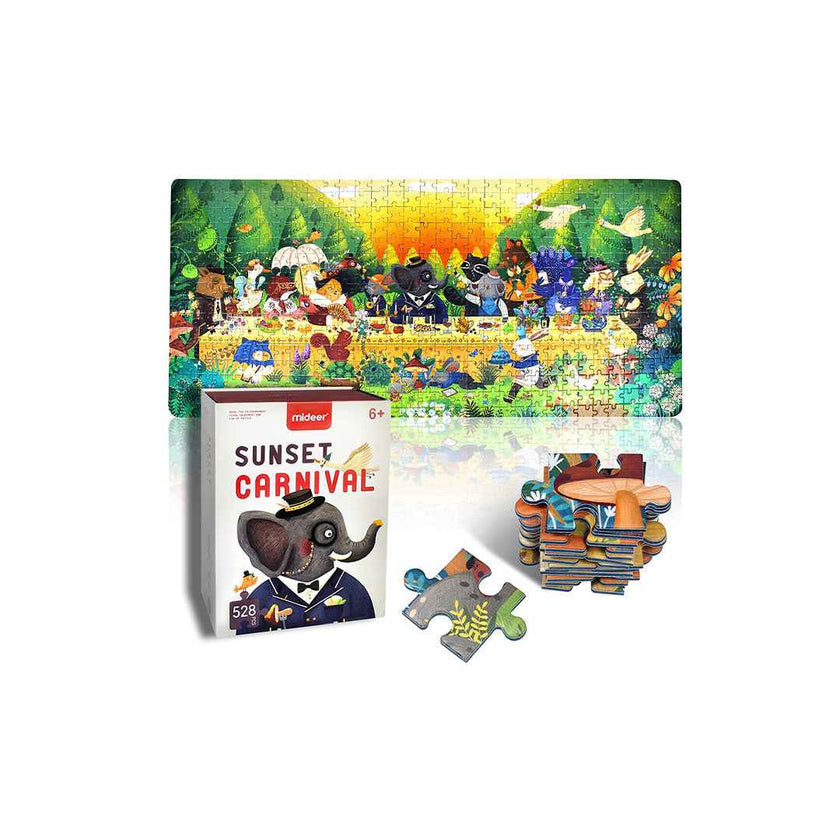 Mideer Sunset Carnival Puzzle 528 Pcs