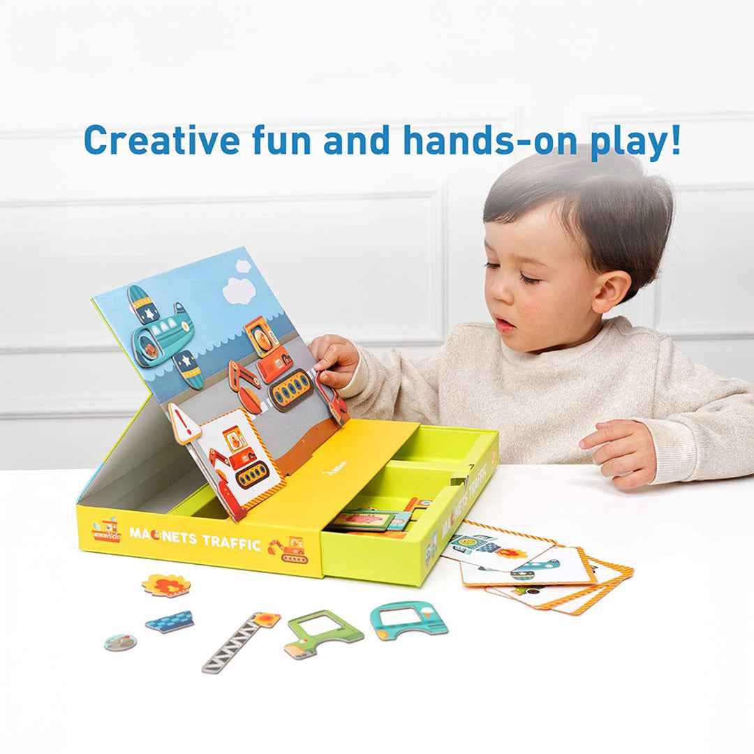 Mideer Traffic Magnetic Game | Magnetic Toy