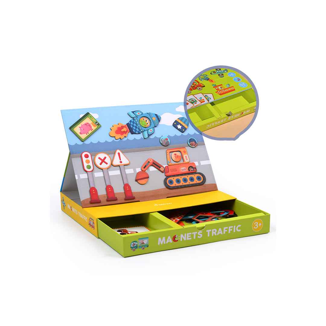 Mideer Traffic Magnetic Game