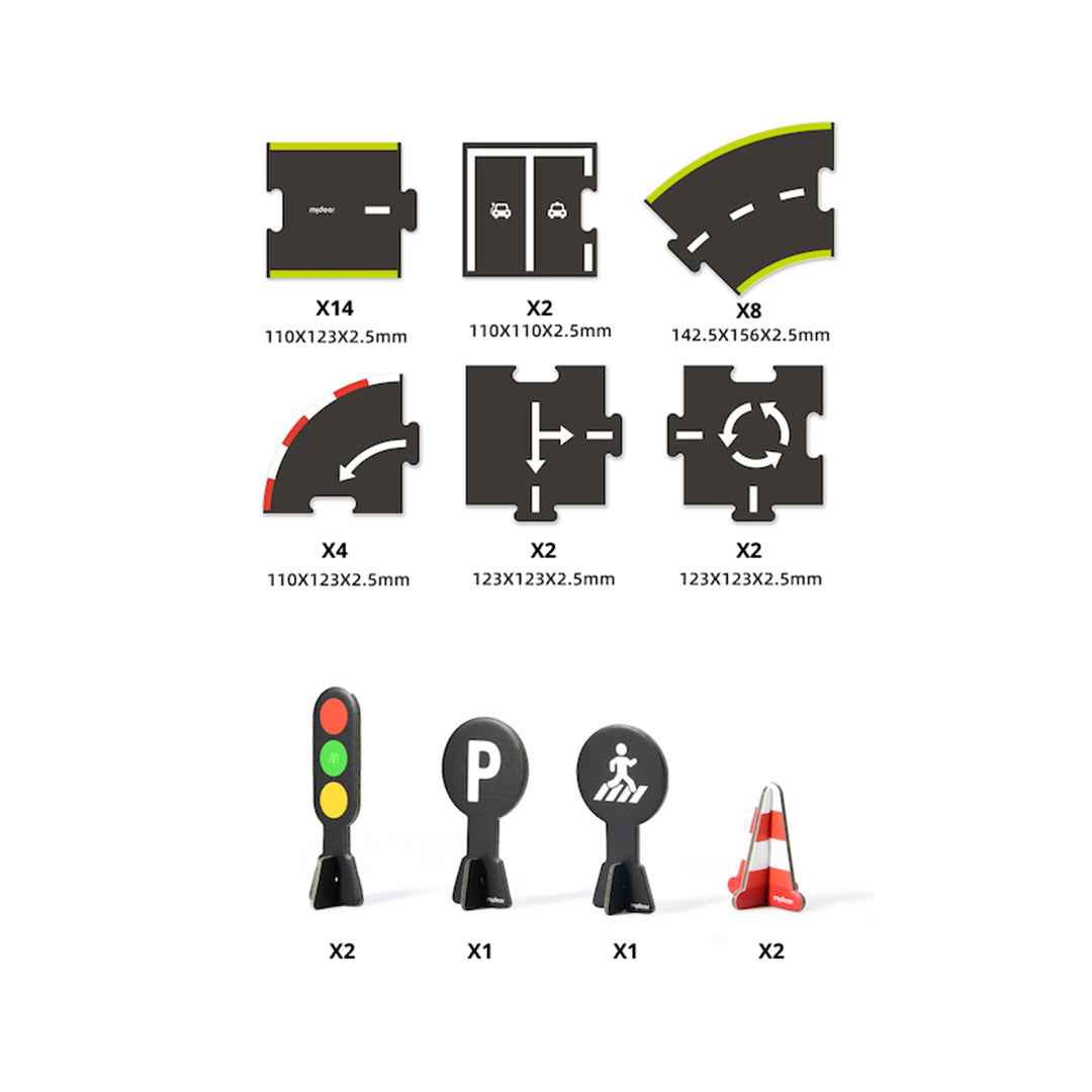 Mideer Urban Road Set - 38 pcs