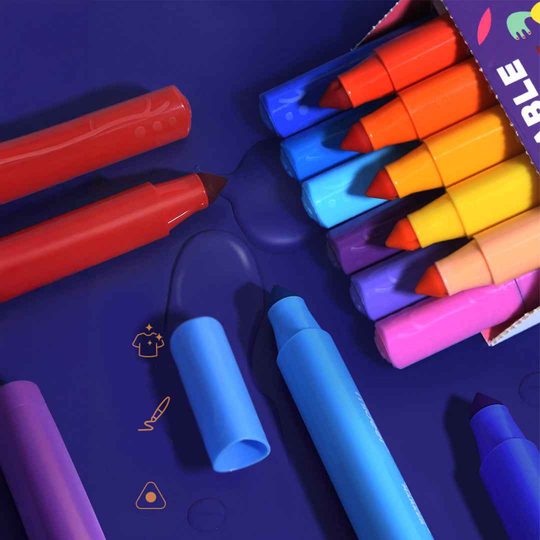 Mideer Washable Markers 36 Colours Set