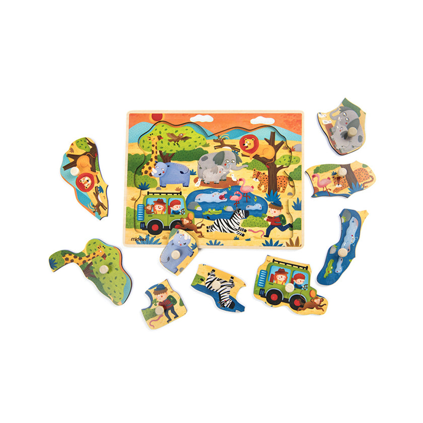 Mideer Wild Animal Discovery Puzzle