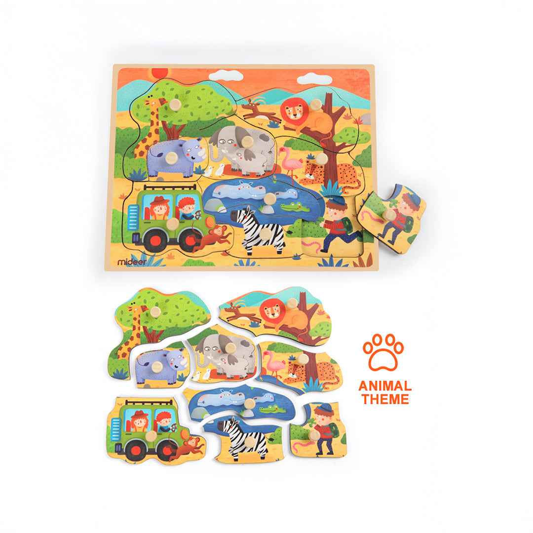 Mideer Wild Animal Discovery Puzzle