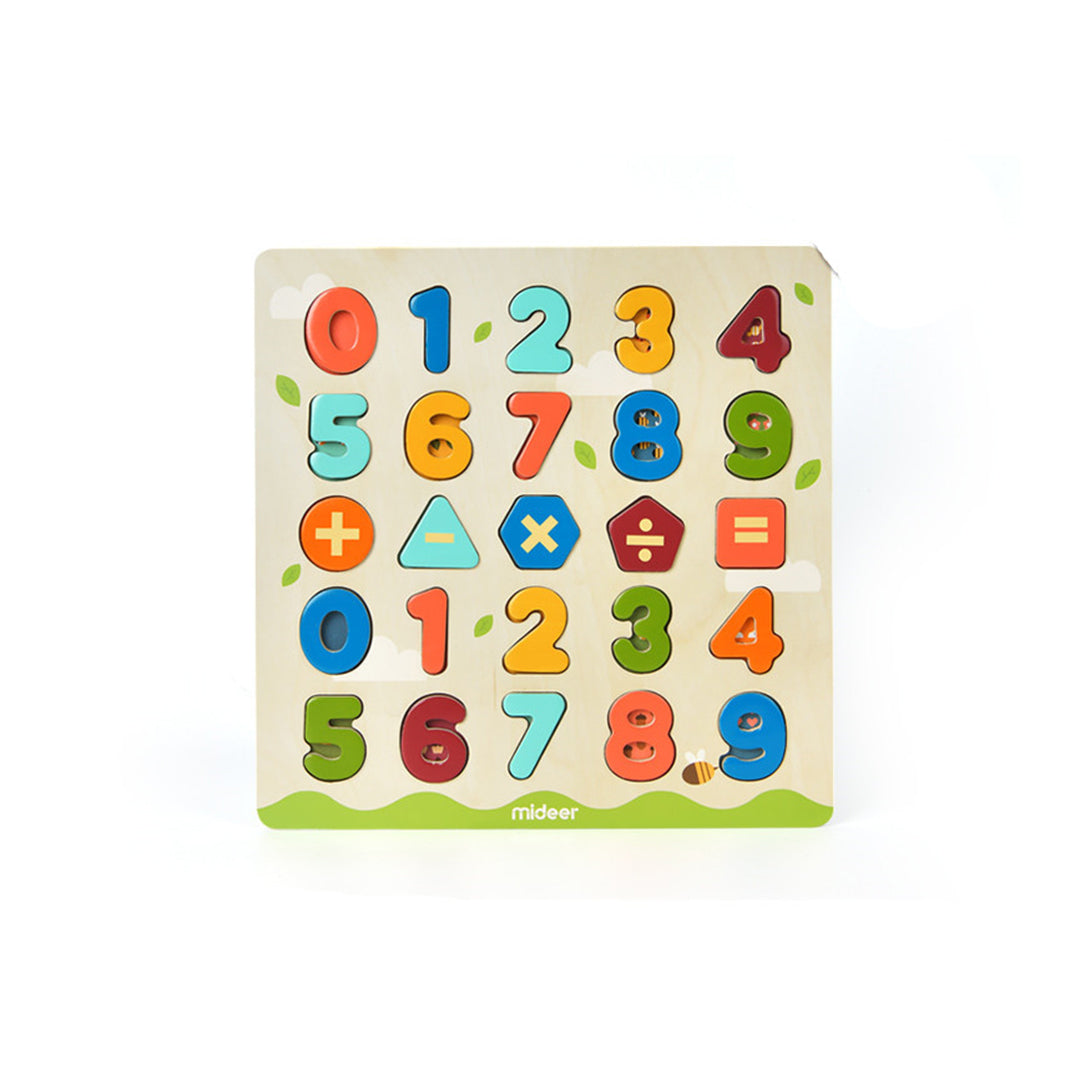 Mideer Wooden Magnetic Number Board