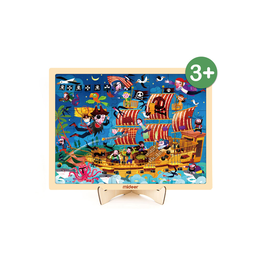 Mideer Wooden Pirates Puzzle