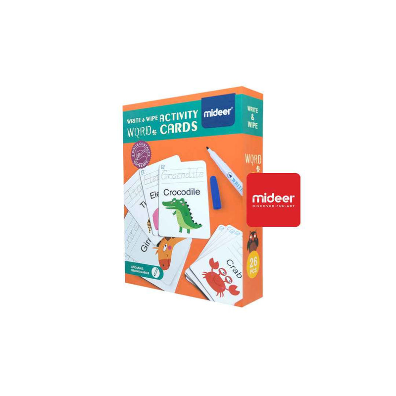 Mideer Write & Wipe Cards - Words | Educational Flashcards