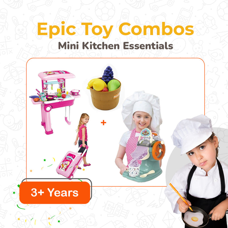 Home Chef Mini Kitchen Essentials Pretend Play Set