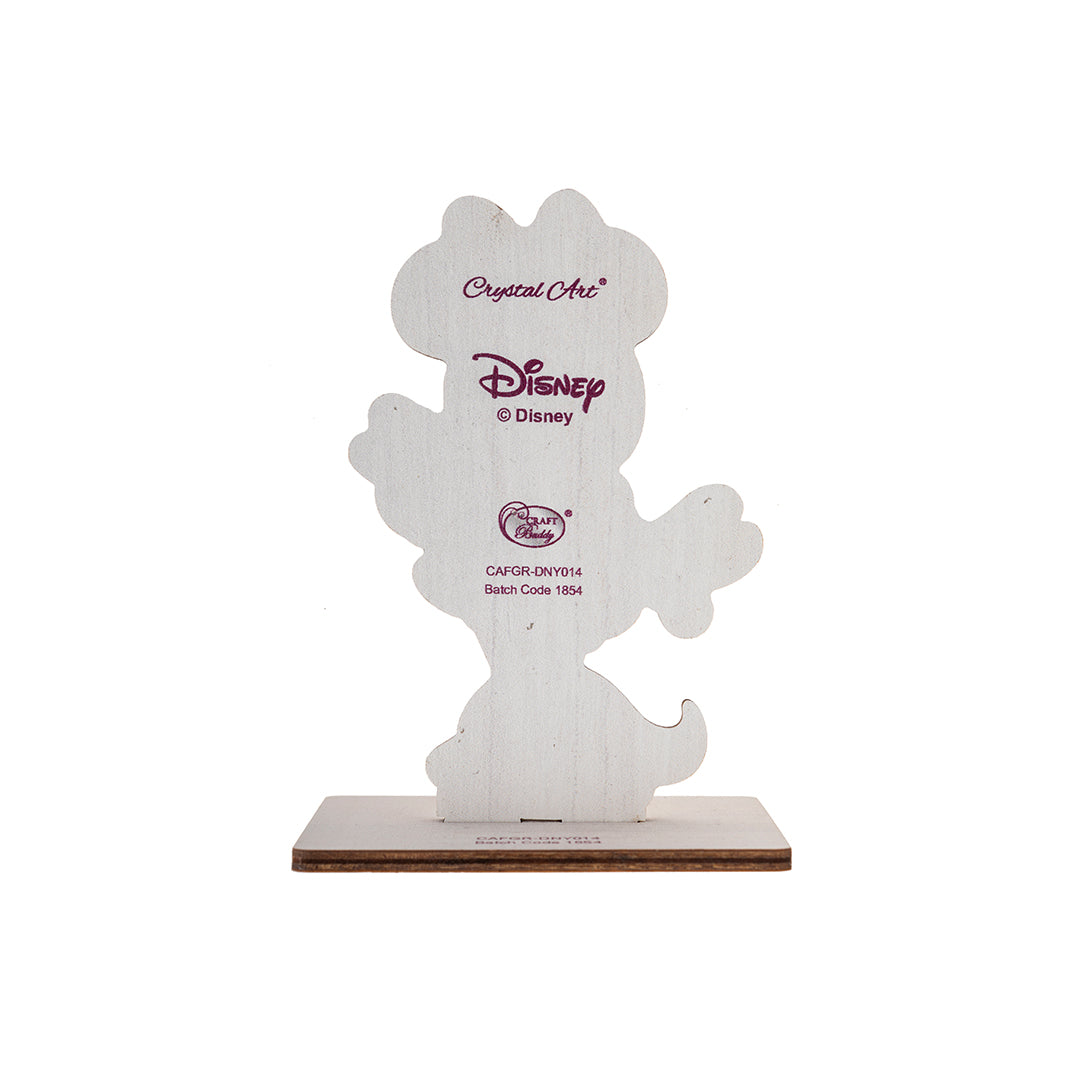Minnie Mouse Crystal Art Buddy on display stand