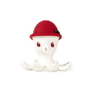 Mombella Ollie Octopus Baby Teether Toy - Chimney Red