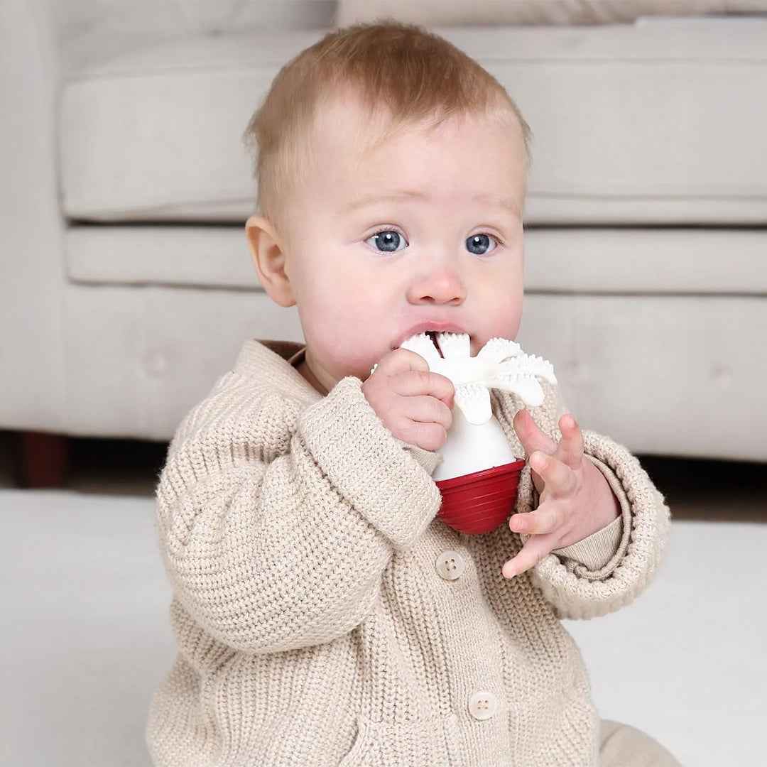 Mombella Ollie Octopus Teether Toy Chimney Red (Copy)