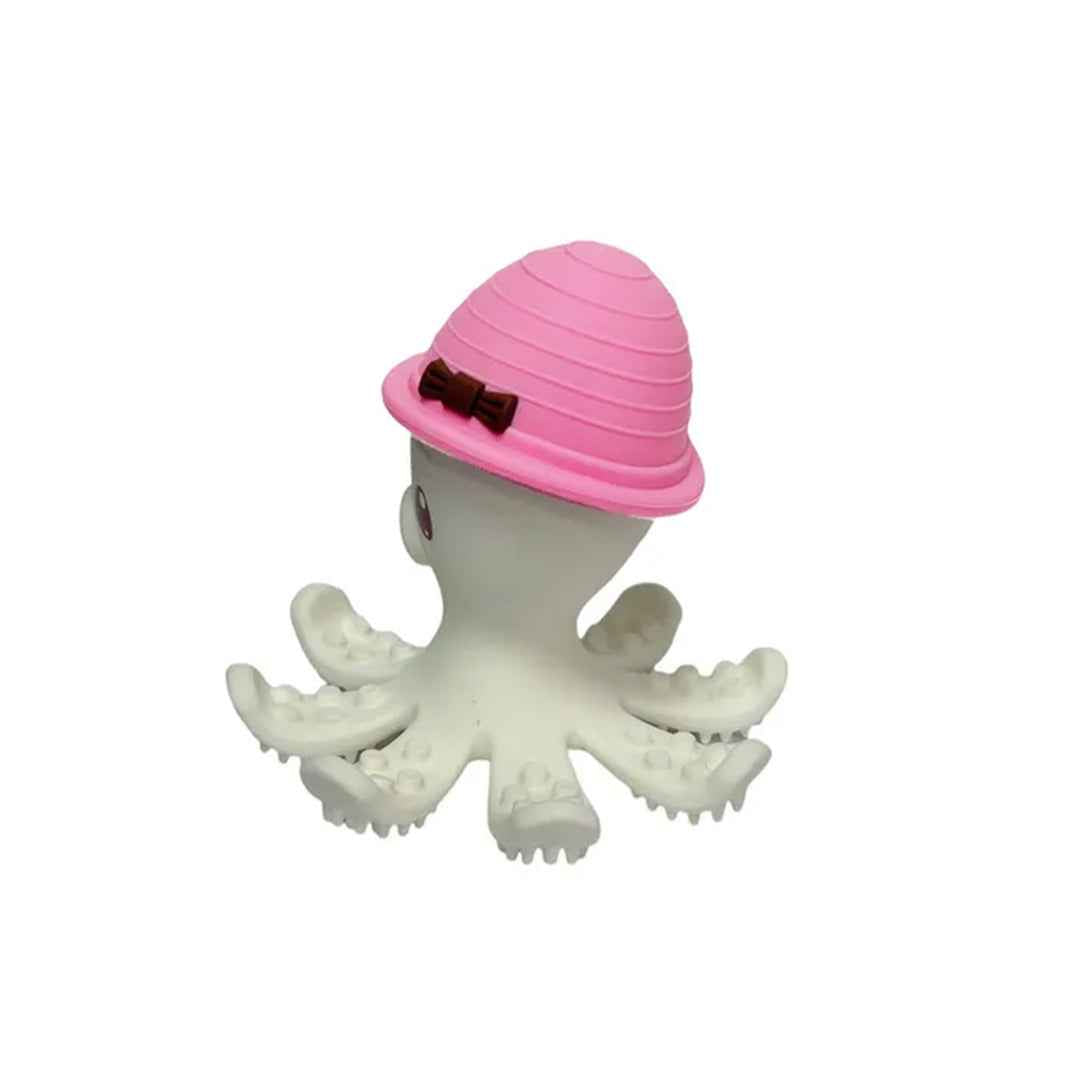 Mombella Ollie Octopus Baby Teether Toy - Pink - Toyspry