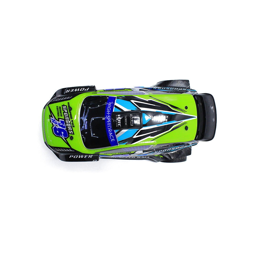 playing with the 1:16 Scale Remote Control Monster Racer outdoors