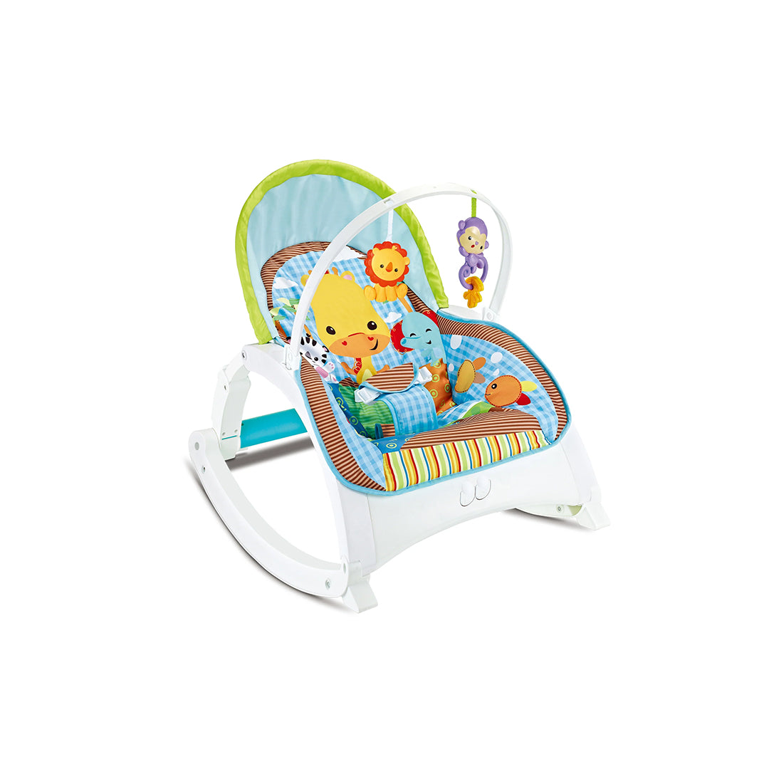 Multicolor Electric Rocker & Toddler Bouncer - Infant Seat (18kg Capacity) - Toyspry