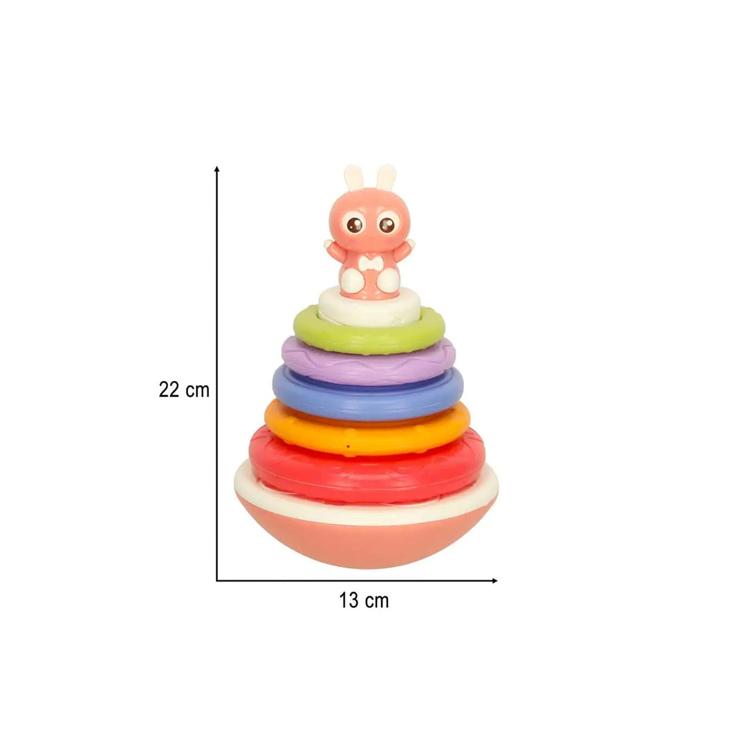 Musical Stacking Rings Toy: Educational Toy for Babies 0 Months+