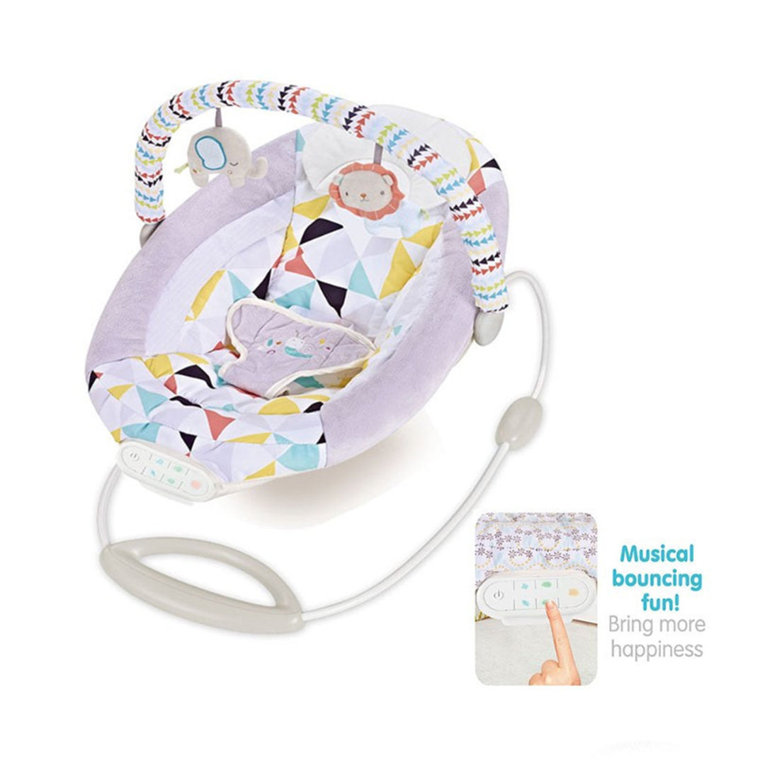 Fitch Baby Bouncer: Comfort, Play & Soothing Vibrations