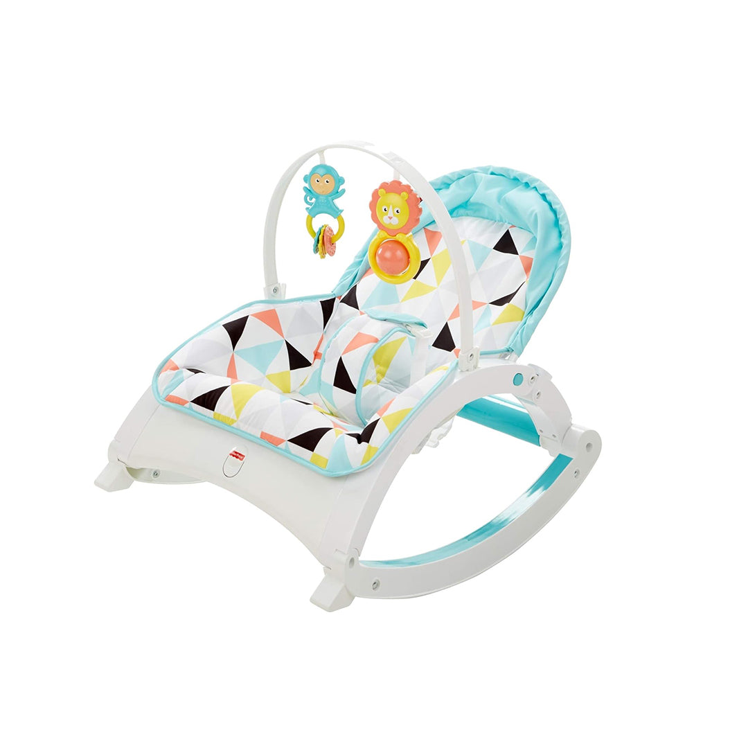 Fitch Baby Newborn to Toddler Portable Bouncer - Abstract Blue
