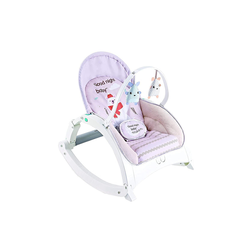 Newborn to Toddler Rock N Play Baby Rocker - Cream - Musical Baby Bouncer