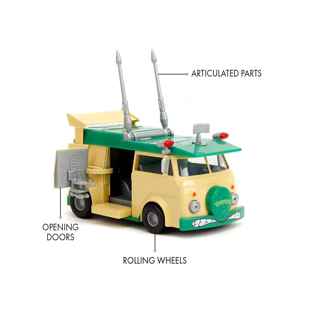 Ninja Turtles Party Van Diecast: 1:32 Metal Model Car