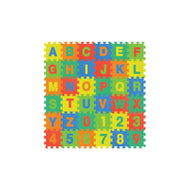 36 Piece Alphabet and Number Puzzle Baby Play Mat - Interlocking Learning Toys for Kids