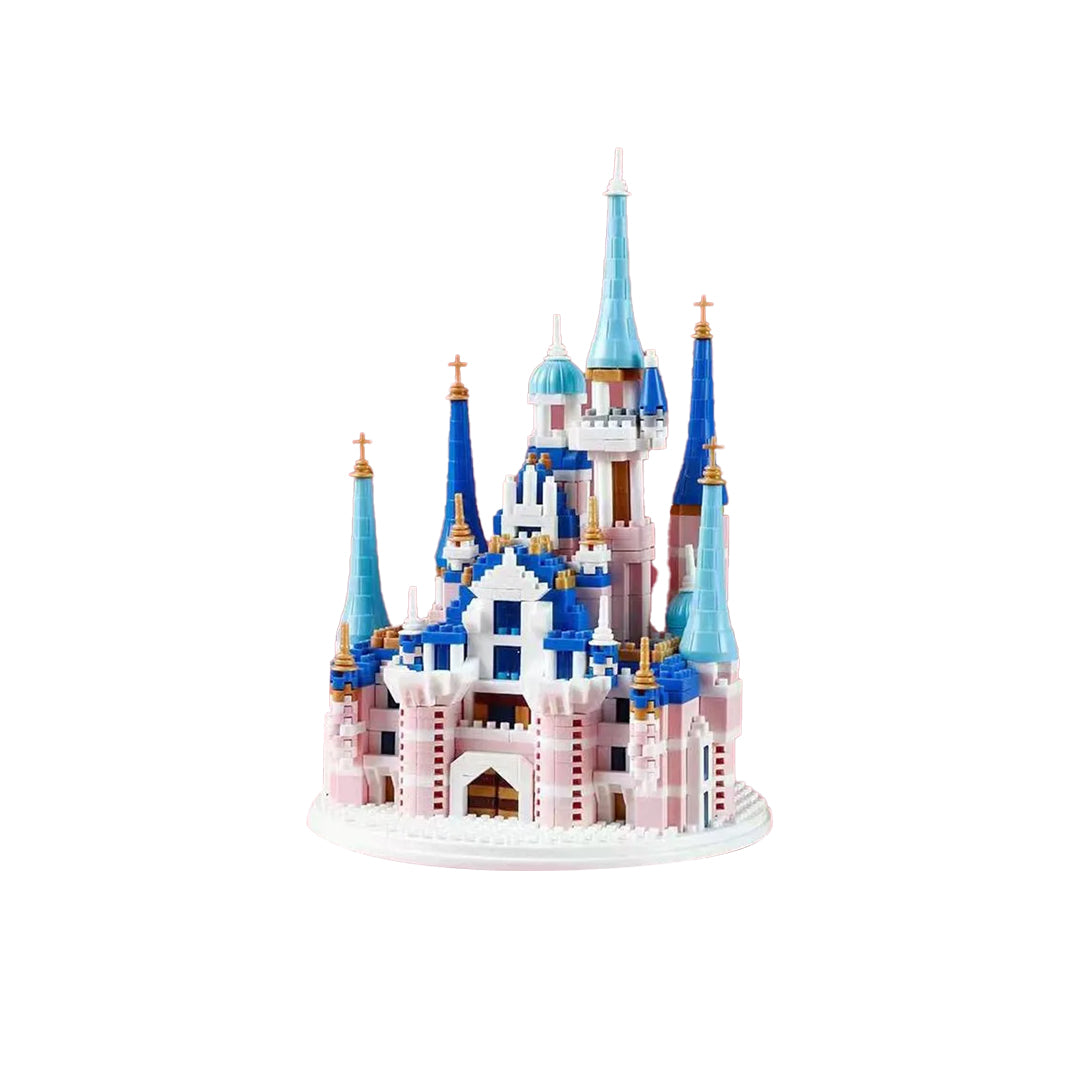 Pink Castle Construction Set - 947 Piece Building Blocks Toy for Kids