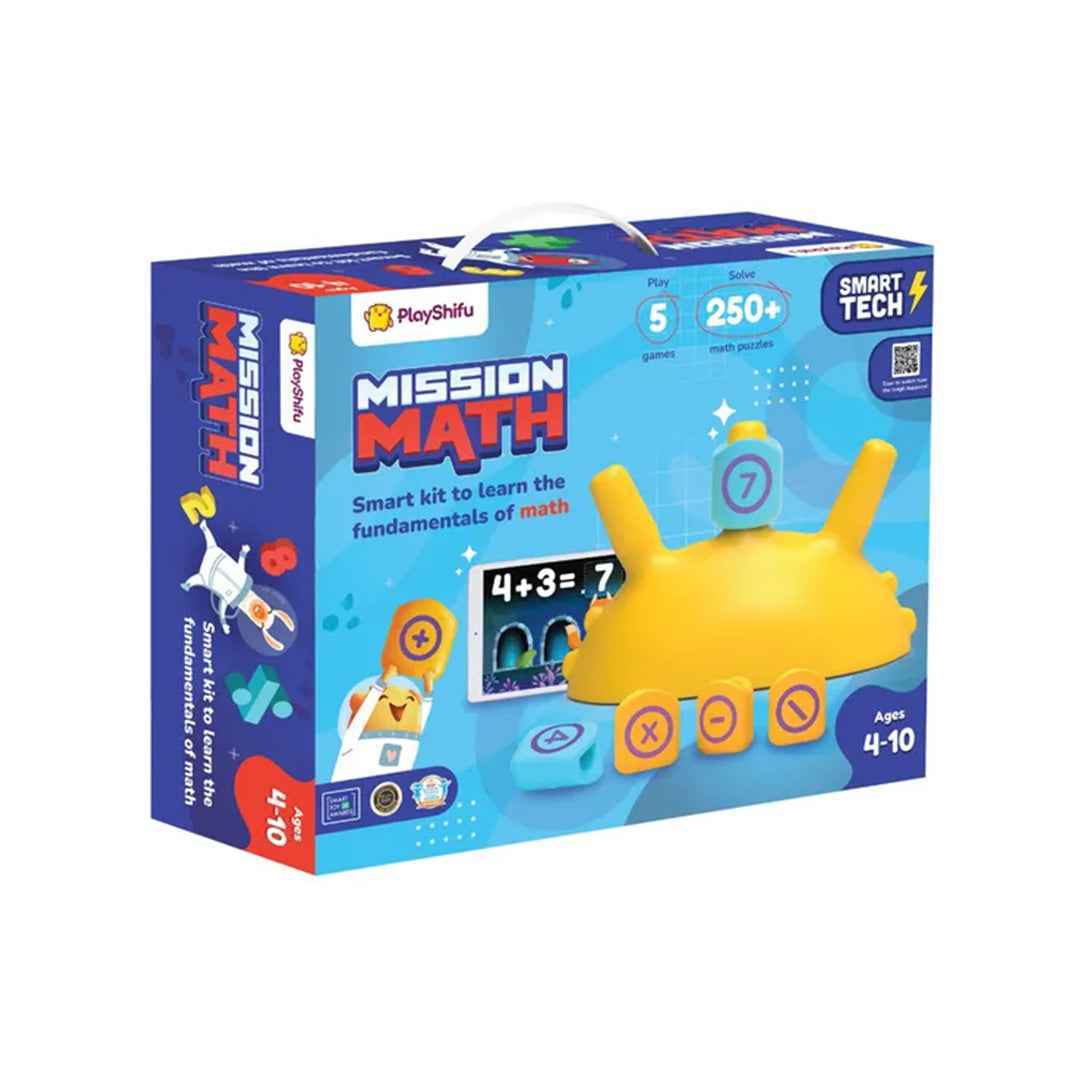 PlayShifu Mission Math - Interactive STEM Learning Kit - Toyspry