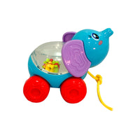 Hapee Capee Pull Along Animal Toy for Kids -  Interactive Walking Toy with Lights and Sounds