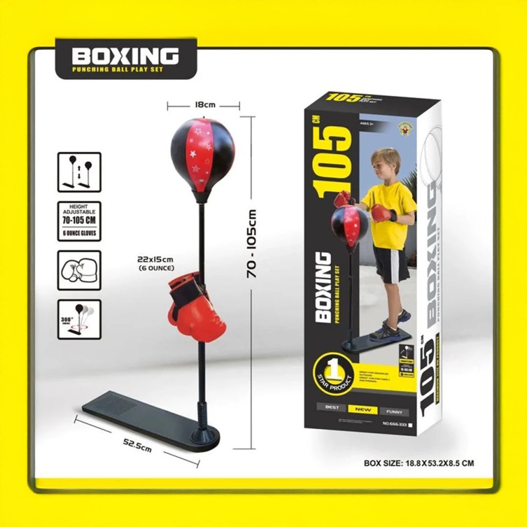 Adjustable Punching Ball Set for Kids Boxing Training