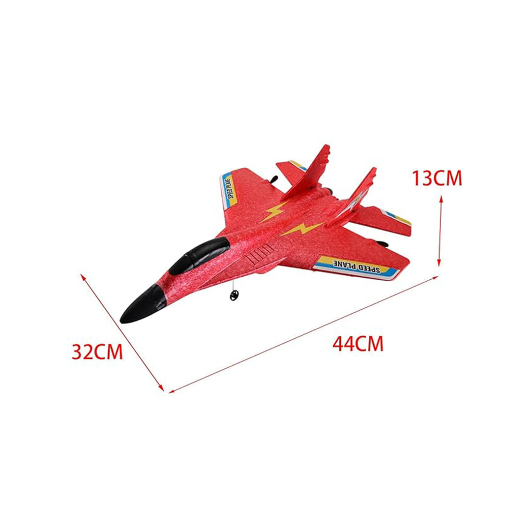 2CH RC Airplane for Kids and Beginners -  Remote Control Foam Aircraft with 4 Directional Flight