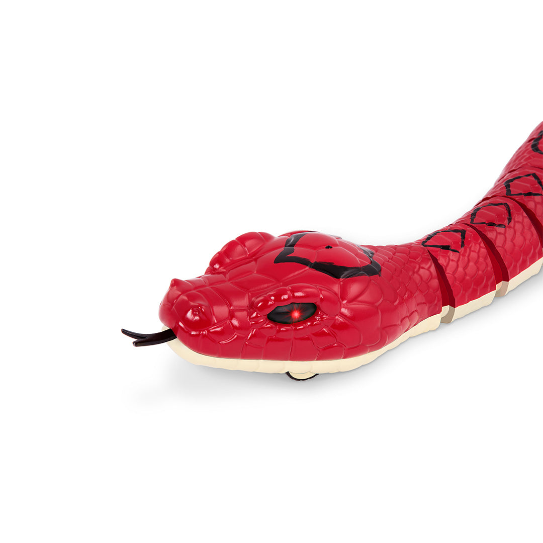 Terra RC Emerald Tree Boa - Remote Control Slithering Snake Toy (red) - Toyspry