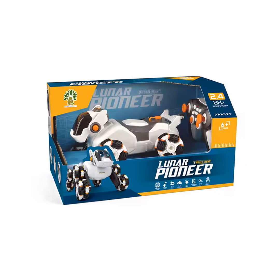 RC Stunt Mechanical Dog Toy Car with packaging