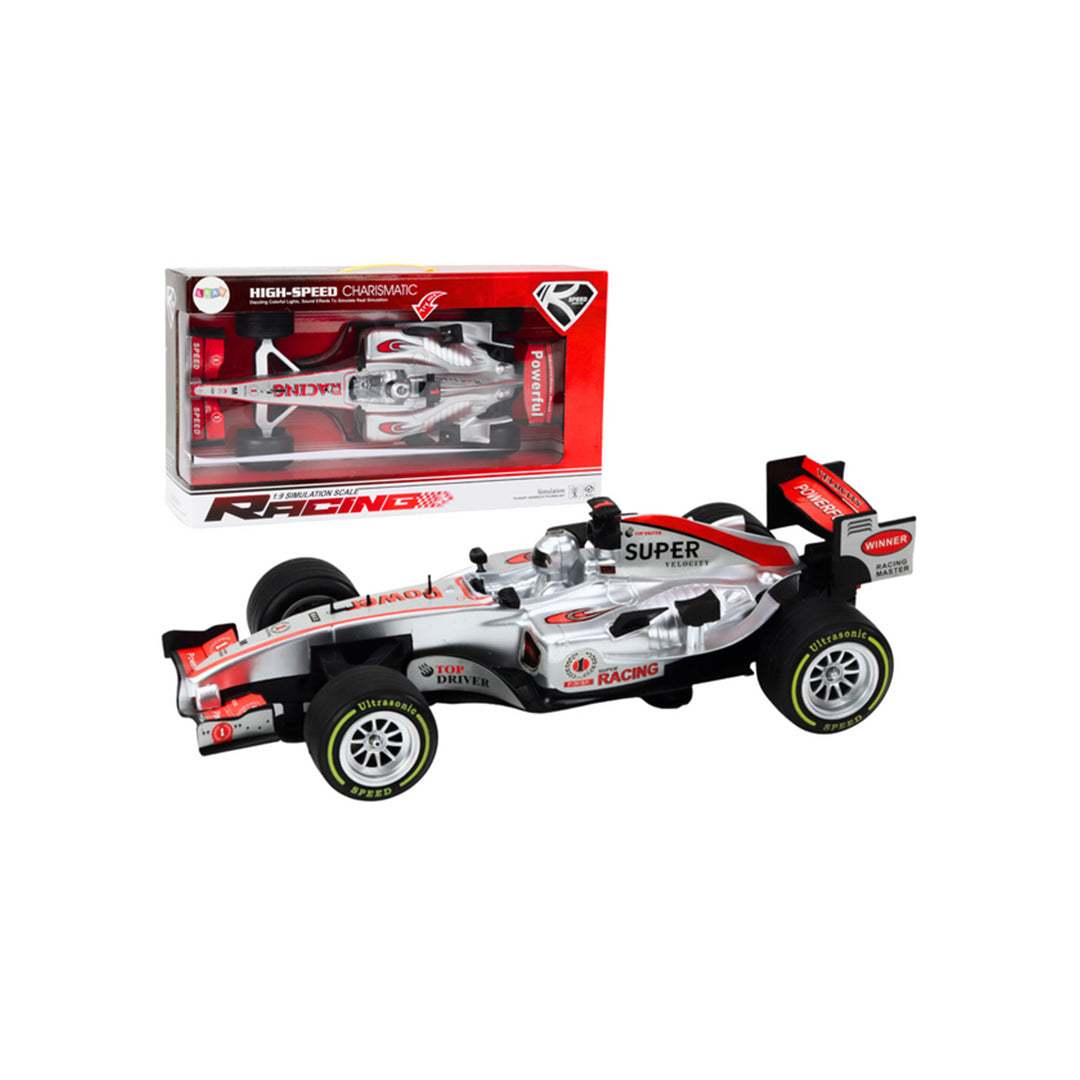 Racer Sports Car with Lights and Sounds - 1:9 Scale Toy Car for Kids