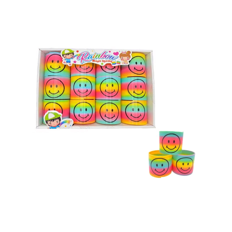 Mini Rainbow Coil Spring Toys 12-Piece Set