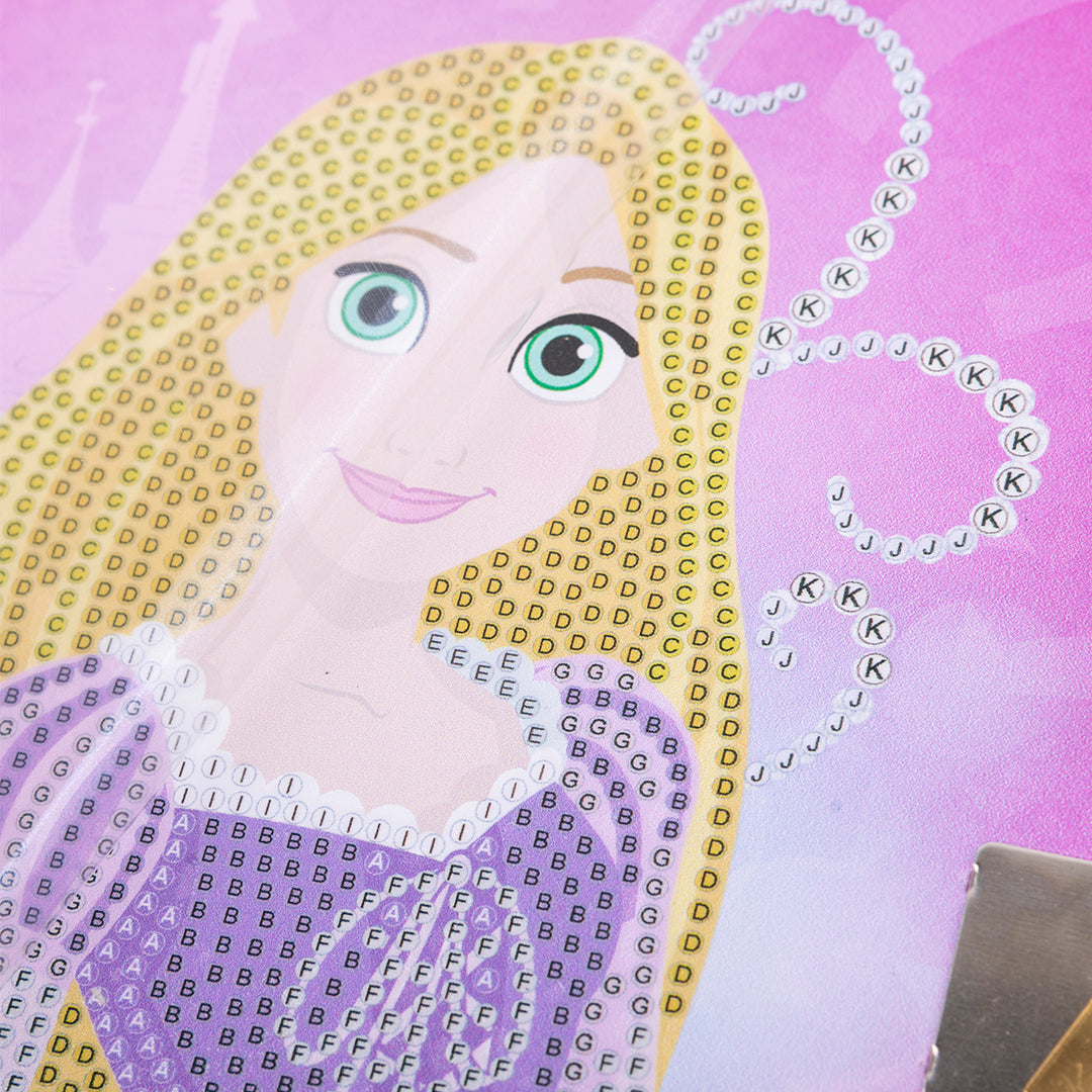 Rapunzel Crystal Art Secret Diary - Disney Princess Diamond Painting Diary with Lock and Key