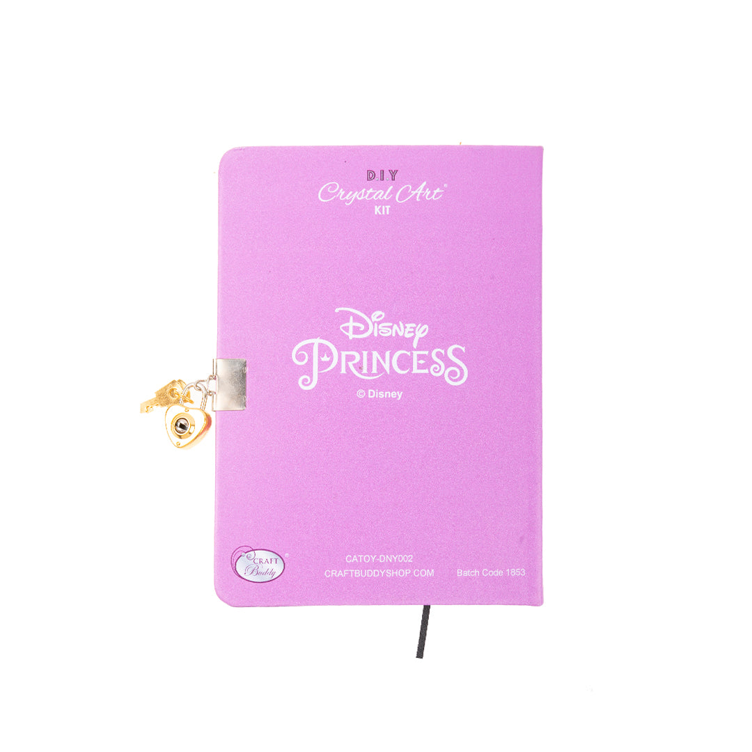 Rapunzel Crystal Art Secret Diary - Disney Princess Diamond Painting Diary with Lock and Key