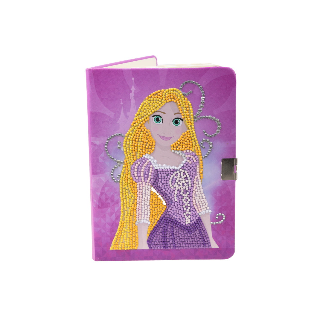 Rapunzel Crystal Art Secret Diary - Disney Princess Diamond Painting Diary with Lock and Key