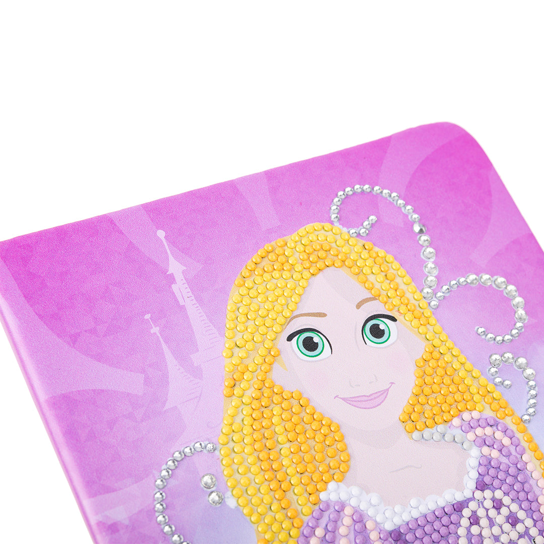 Rapunzel Crystal Art Secret Diary - Disney Princess Diamond Painting Diary with Lock and Key