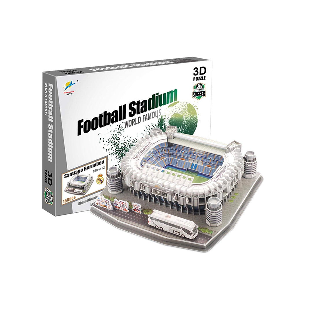 Real Madrid Stadium 3D Puzzle: Santiago Bernabeu Model Kit for Fans
