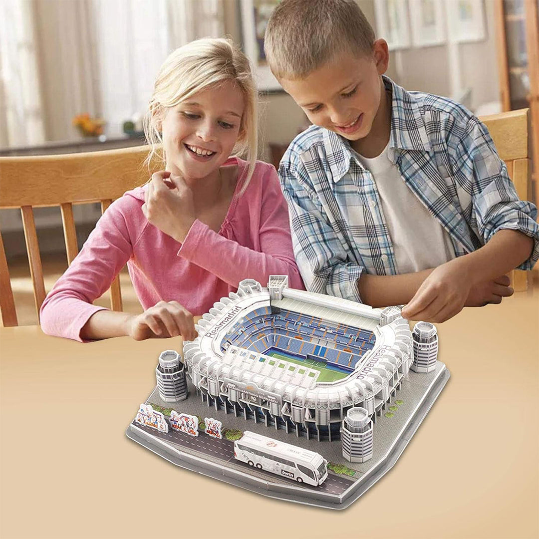 Real Madrid Stadium 3D Puzzle: Santiago Bernabeu Model Kit for Fans