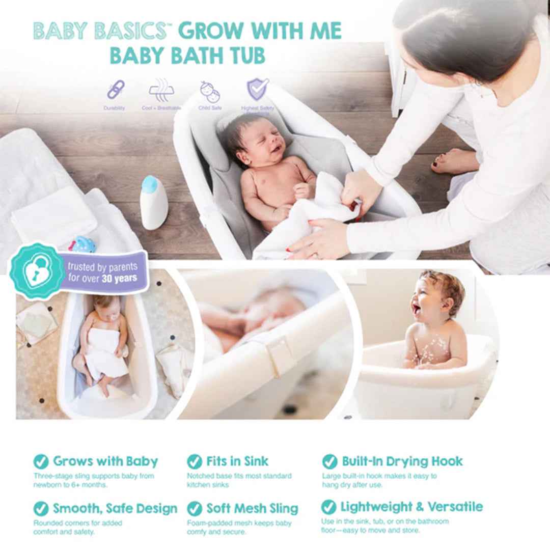 Regalo Baby Basics Grow With Me - Infant Bath Tub