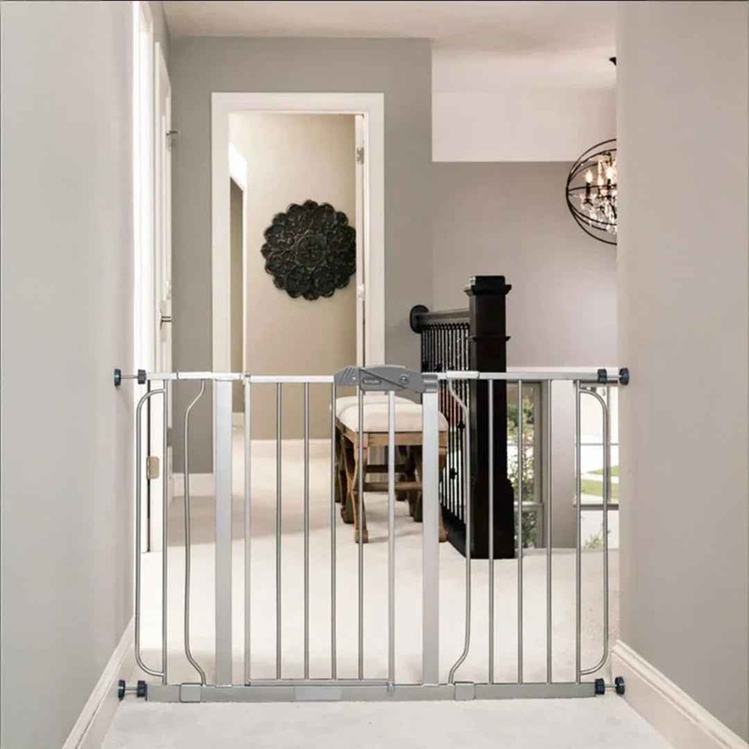 Regalo Easy Step Extra Wide (Platinum) - Baby Safety Gate - Toyspry
