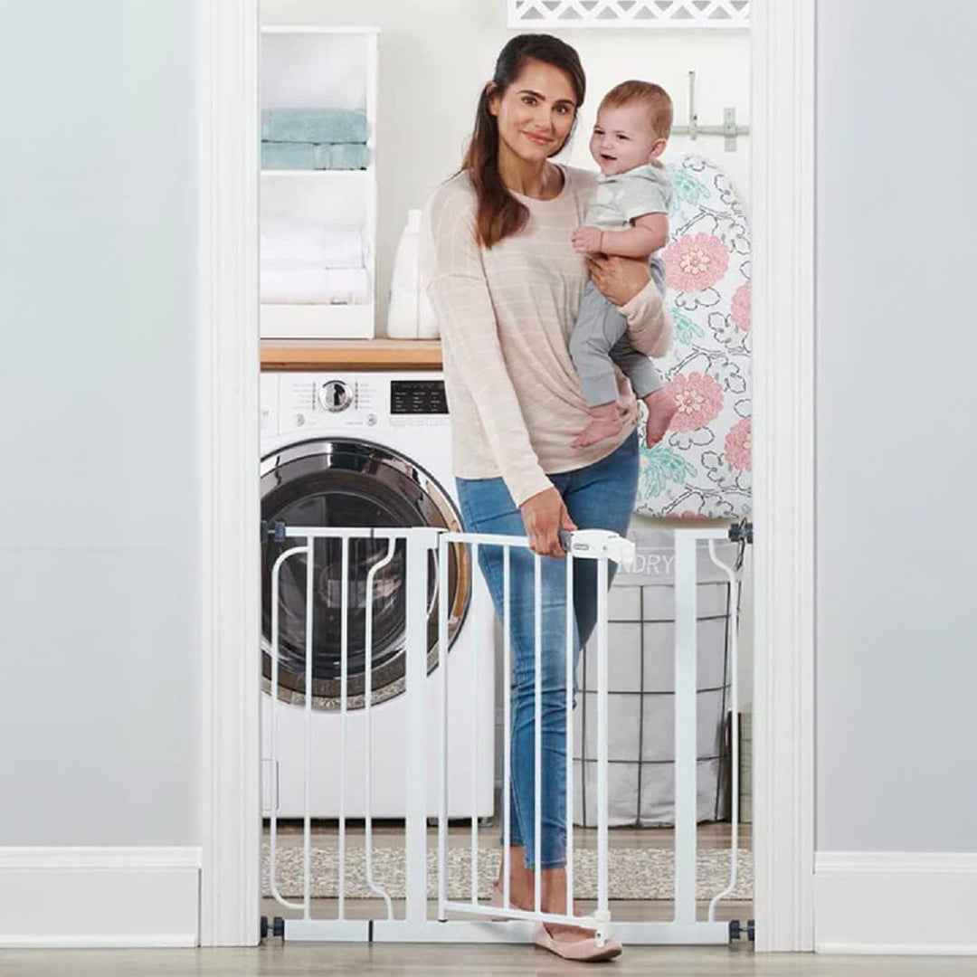 Regalo Easy Step - Walk-Through Baby Safety Gate - Toyspry