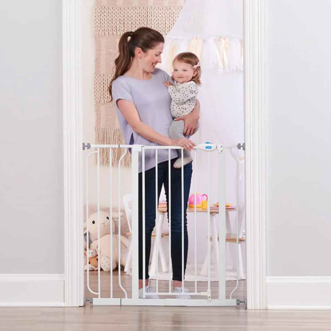 Regalo Extra Tall Safety Gate (White) - Baby & Toddler Gate - Toyspry