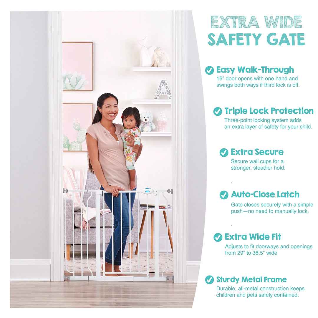 Regalo Extra Wide - Baby Safety Gate - Toyspry