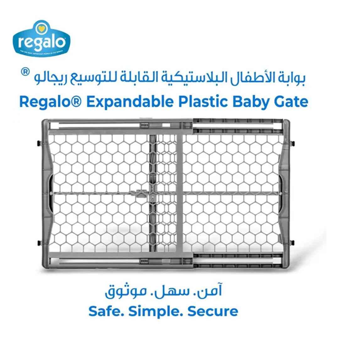 Regalo Plastic Expandable - Baby Safety Gate - Toyspry