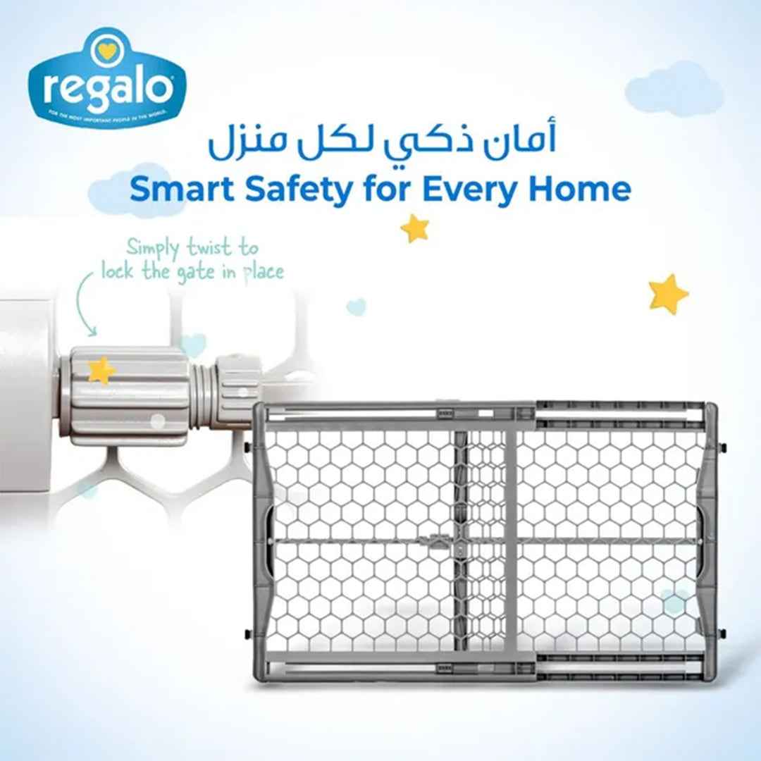 Regalo Plastic Expandable - Baby Safety Gate - Toyspry
