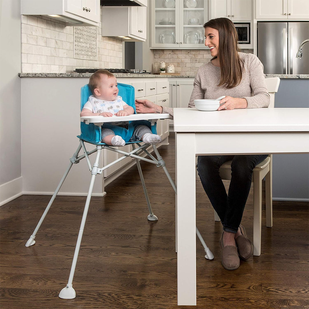 Regalo Portable High Chair - Foldable Baby Seat with Tray - Toyspry