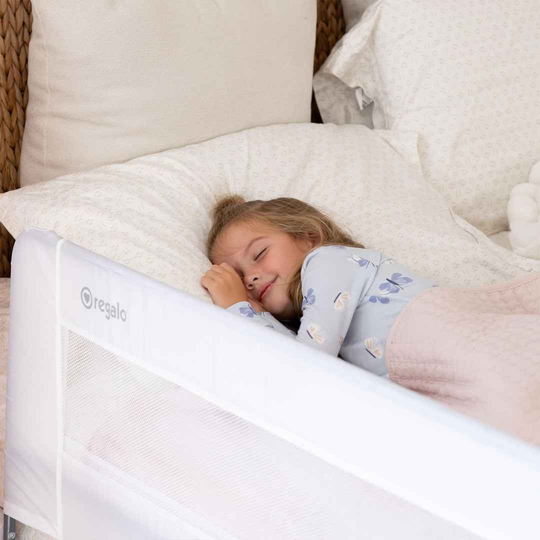 Regalo Toddler Bed Safety Rail - Kids Bed Guard with Anchor - Toyspry