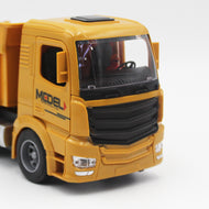 Remote Control Dump Truck Toy - Construction Truck with Lights and Sound for Kids