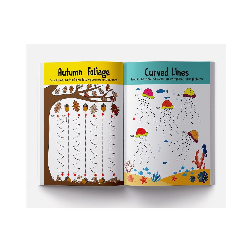 Reusable Wipe And Clean Book Tracing Line