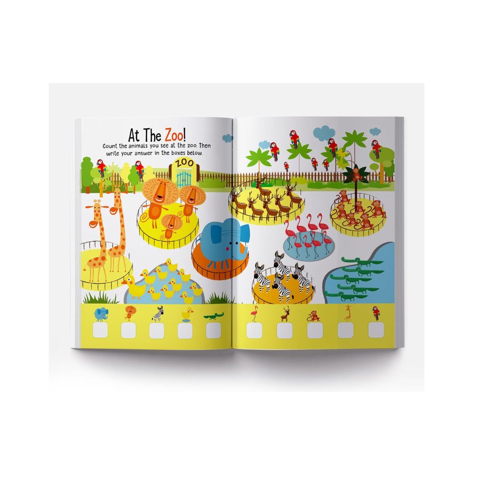 Reusable Wipe & Clean Numbers Tracing Book | 1-10